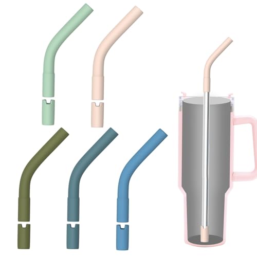 5PCS Silicone Straw Tips for 8 (5 Count)