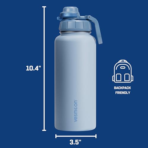 Vessence 32 Oz Stainless Steel Tea Infuser Bottle for Loose Leaf Tea