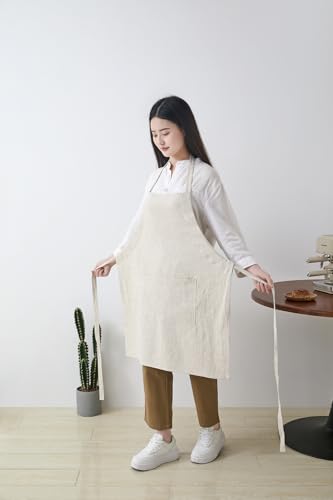 Cotton Linen Apron for Women