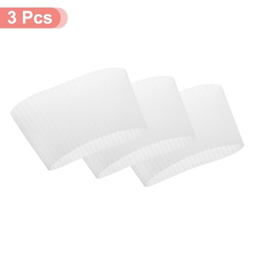 3Pcs Coffee Cup Sleeve Silicone Non (4 Count)