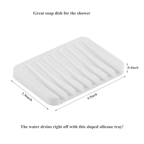 Wooden Rectangle Storage Tray with Soap Dish