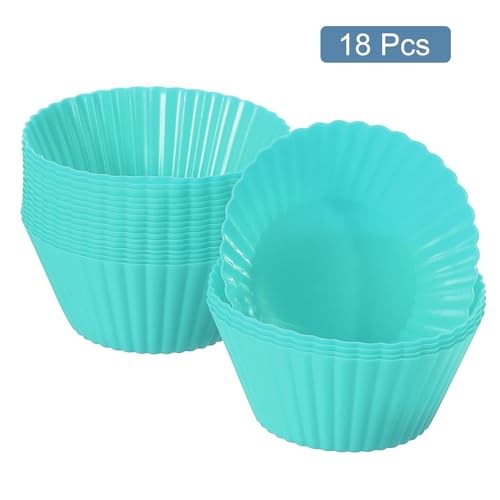 18Pcs Silicone Cupcake Liners (18 Count)