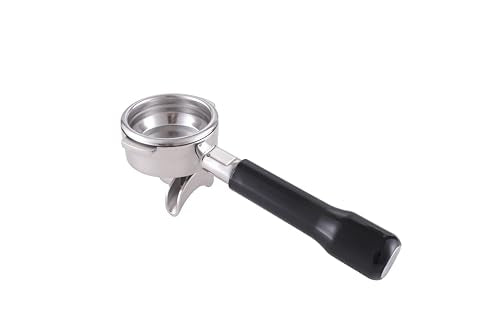 58mm Double Spout Portafilter Compatible with La Marzocco Espresso Machine Stainless Steel Espresso Portafilter with Double Shot Filter Basket Espresso Accessories