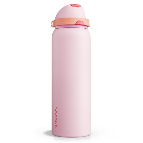 Insulated Water Bottle with Straw
