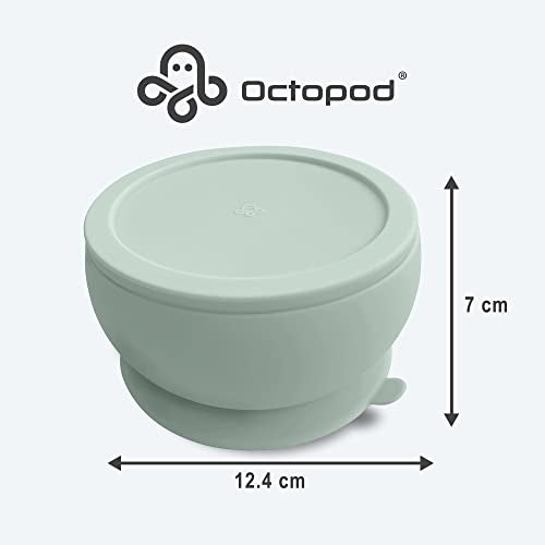 Octopod Silicone Suction Baby Bowl & Lid