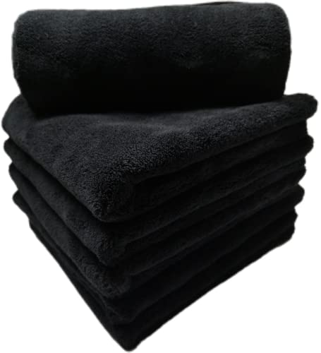 Plush Edgeless Microfiber Towel for Car (6 Count)