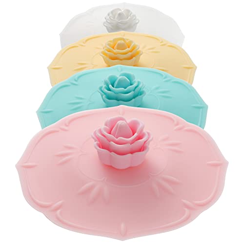 Rose Silicone Cup Covers (4 Count)