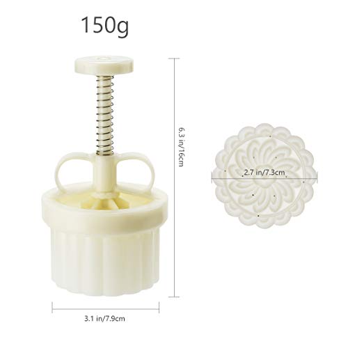 Cookie Stamp Mooncake Mold Set (5 Count)