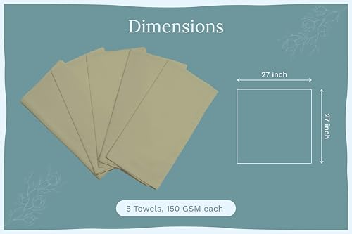 Sage Green Flour Sack Tea Towels (5 Count)