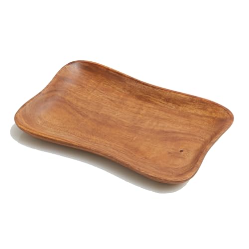 Woodard & Charles Acacia Wood Large Pinched Serving Tray (24 Count)