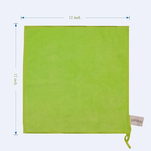 Premium 400 GSM Microfiber Cleaning Cloths (8 Count)