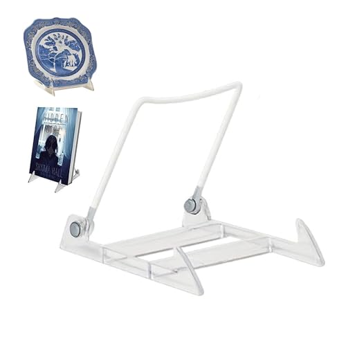 4.75" White Acrylic Display Stand Made in USA (36 Count)