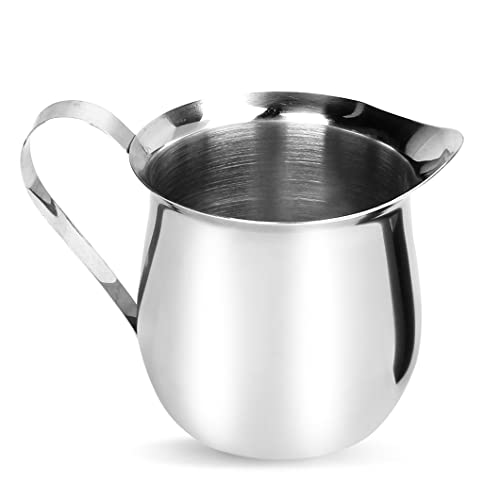 7.5 oz Milk Frothing Pitcher Stainless Steel Small Bell