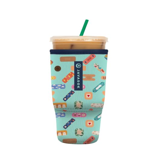 JavaSok Iced Coffee & Cold Soda Insulated Neoprene Cup Sleeve
