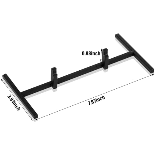 4 Pcs Black Metal Display Stands Sleek Easel Holder for Stained Ceramic Tiles Art Collectibles