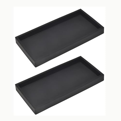 2PC 7.9" Small Bathroom Vanity Tray for Counter (2 Count)