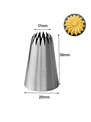6B Piping Tip (3 Count)