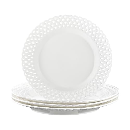 Large White Dinner Plates 12 inch (4 Count)