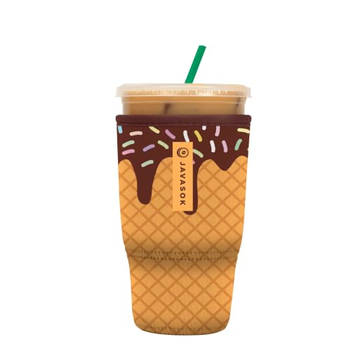 JavaSok Iced Coffee & Cold Soda Insulated Neoprene Cup Sleeve