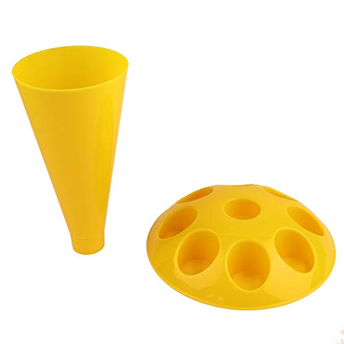 Pastry-Bag-Holding Stand with Pastry-Tip Cavities