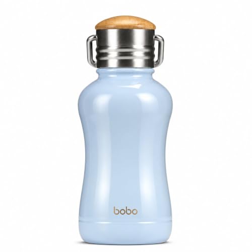 Mini Insulated Water Bottle With Bamboo Lid