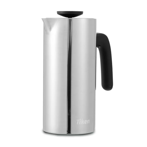 French Press Coffee Maker Stainless Steel Double