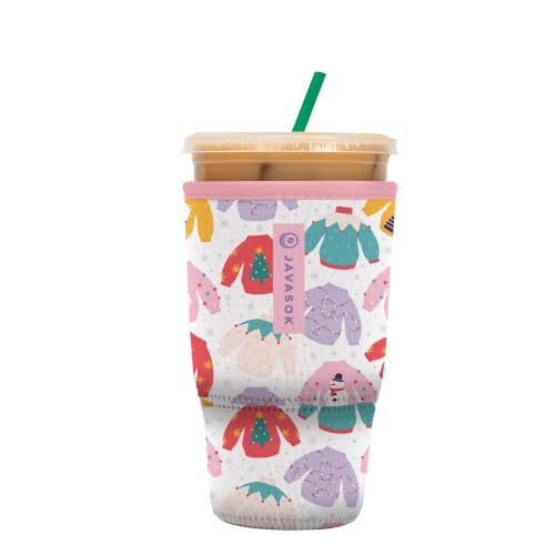 JavaSok Iced Coffee & Cold Soda Insulated Neoprene Cup Sleeve