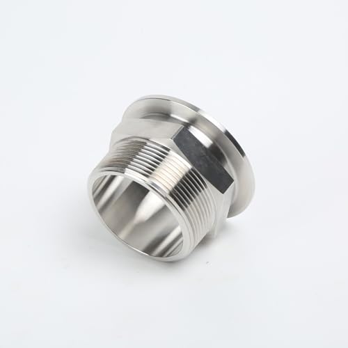 SS304 KF50 NPT Male Adaptor thread 2" NW50 KF Male coupling ISO