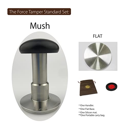 The Force Tamper Automatic Impact Coffee Tamper Adjustable Const Pressure and Autoleveling Standard Set New