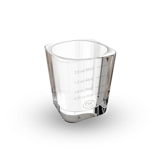 2 Oz Graduated Shot Glass Espresso Cocktail Measuring Glass Cups