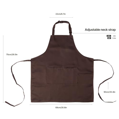Kitchen Bib Chef Apron for Women Men