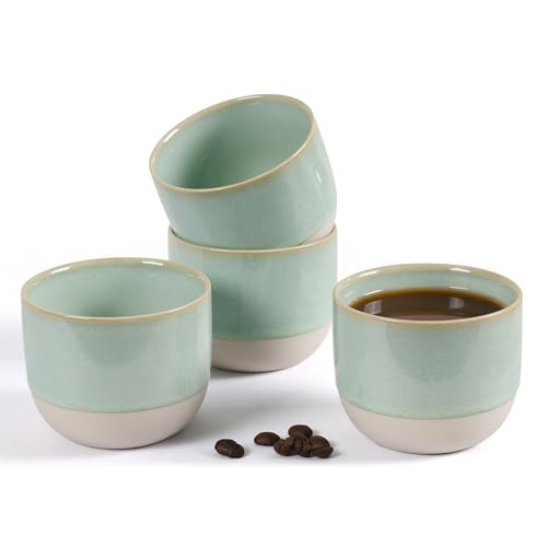 Ceramic Espresso Cups Set of 4