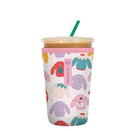 JavaSok Iced Coffee & Cold Soda Insulated Neoprene Cup Sleeve