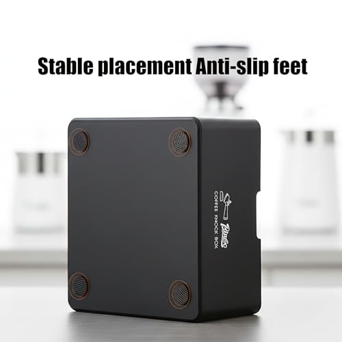 Square Espresso knock Box 16cm