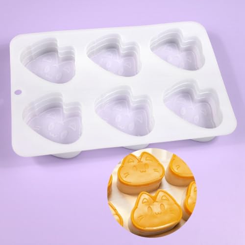 Cat Shape Cheese Mousse Silicone Cake Decorating Mold For Baking Mould Dessert Mousse Pastry Mould Ice Cream Mold Kitchen Tools