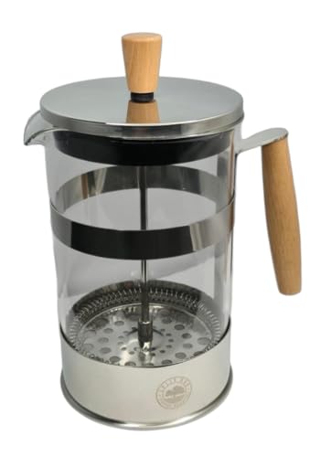 Coffee Gift Box Set 8 Assorted Coffees 2oz plus1 French Press Glass Coffee Maker. Amazing coffees from all over the world. (20 Ounce)