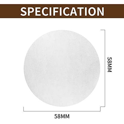 1000 Pcs Coffee Paper Filter for Espresso Coffee Maker (500 Count)