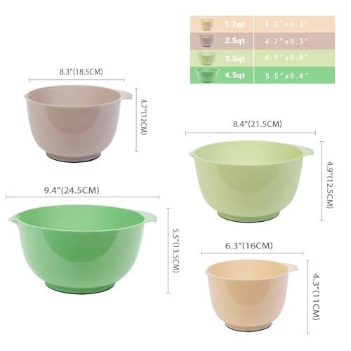 Classic Mixing Bowls Set of 4