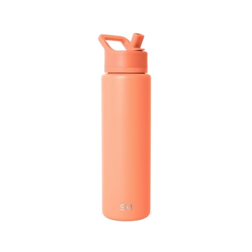 Insulated Water Bottle with Straw