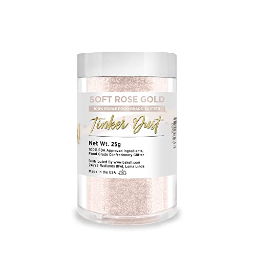 Soft Rose Gold Edible Glitter