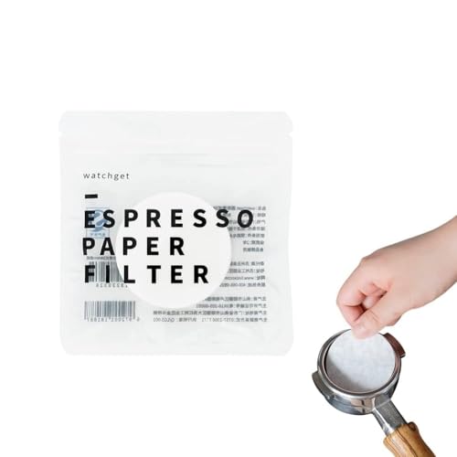 53mm Espresso Paper Filters Fits 54mm Portafilter Baskets (1000 Count)