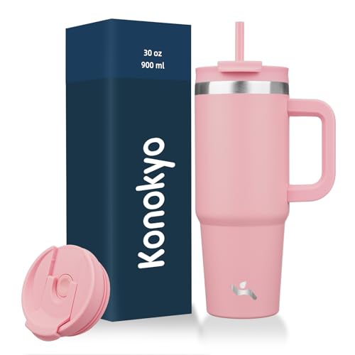 30 oz Insulated Tumbler Water Bottle with Handle