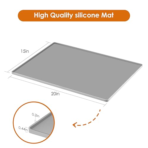Silicone Coffee Mat with Raised Edges