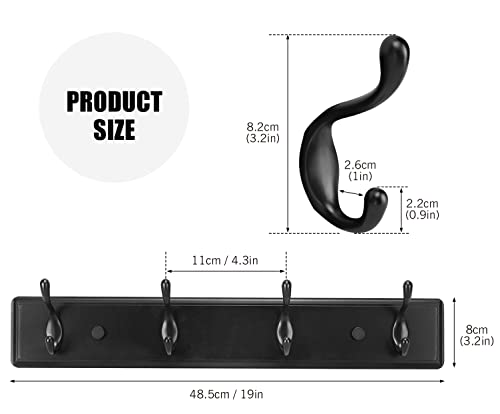 Heavy Duty Wooden Coat Rack
