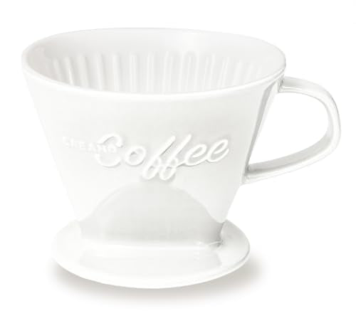 XXL Porcelain Coffee Dripper White