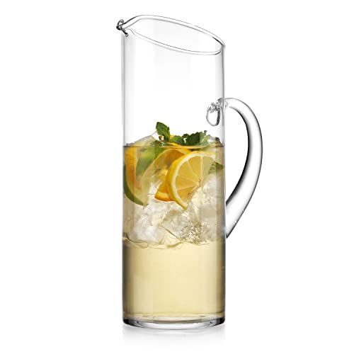 Glass Water Pitcher with Spout