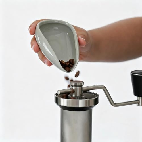 Ceramic Coffee Dosing Cup & Tea Storage Tray