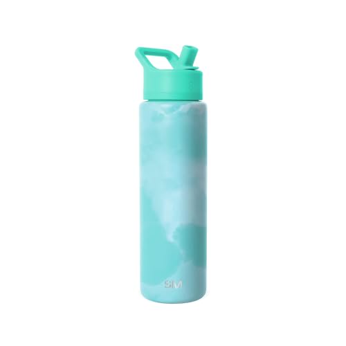 Insulated Water Bottle with Straw