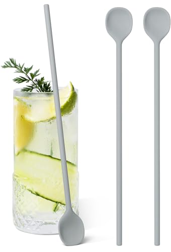 2Pcs 9.9" Silicone coffee stirrer (2 Count)