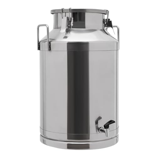 Stainless Steel Milk Bucket With Faucet